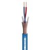 Cabo de microfone AH 2 x 0,22 mm² azul