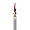 Cabo para microfone AH 0,22 mm² 100 m Branco