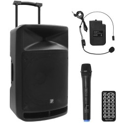 Sistema de PA portátil BoomTone DJ TravelSound15-VHF
