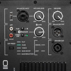 Sistema de som amplificado elokance