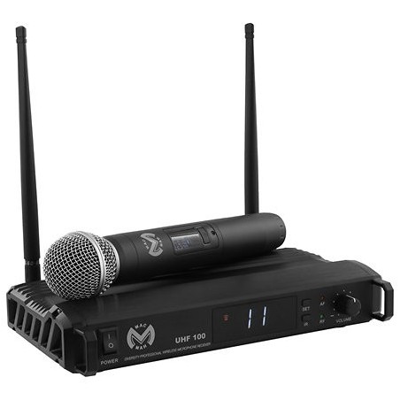 Microfone S/Fio Mac Mah - UHF 100 M