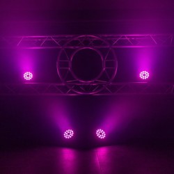Projetor Led Mac Mah - FlatPAR 18x12W 6 em 1