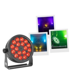 Projetor Led Mac Mah - FlatPAR 18x12W 6 em 1