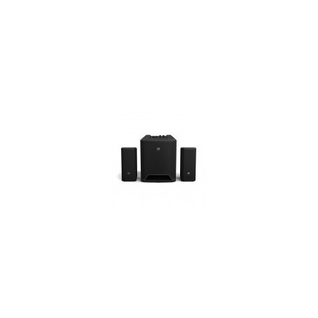 Sistema de som compacto 2.1 amplificado