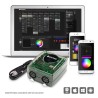 Interface USB para DMX de 1024 canais com acesso Wi-Fi e software de controle