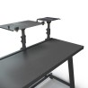 Mesa de DJ com bandejas ajustáveis