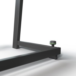 Mesa de DJ com bandejas ajustáveis