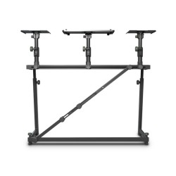 Mesa de DJ com bandejas ajustáveis